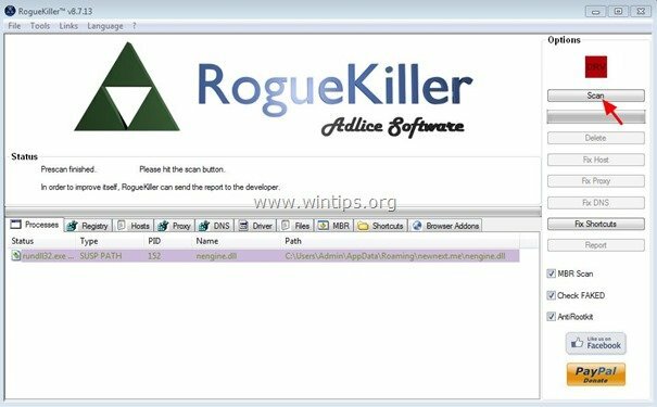 nextlive إزالة roguekiller