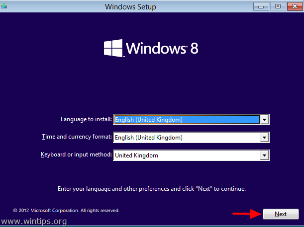 Windows-ის დაყენება