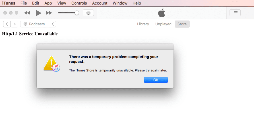 كيفية إصلاح خطأ http 11 في iTunes