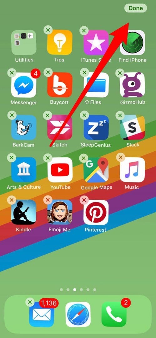 come eliminare app su iPhone