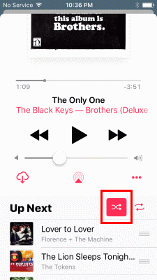 ios-10-シャッフル