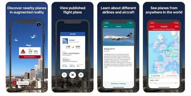 Pesawat AR di iPhone