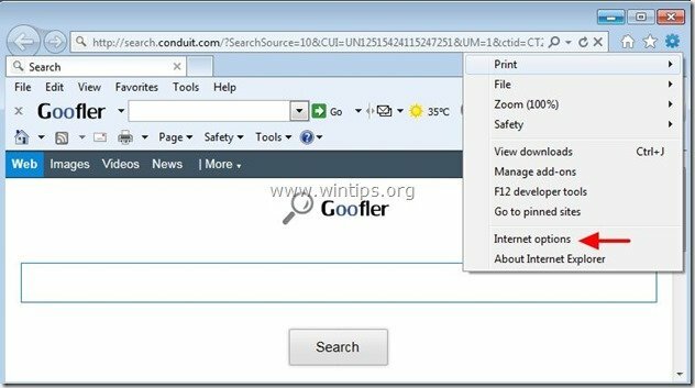 eliminați-goofler-net-internet-explorer