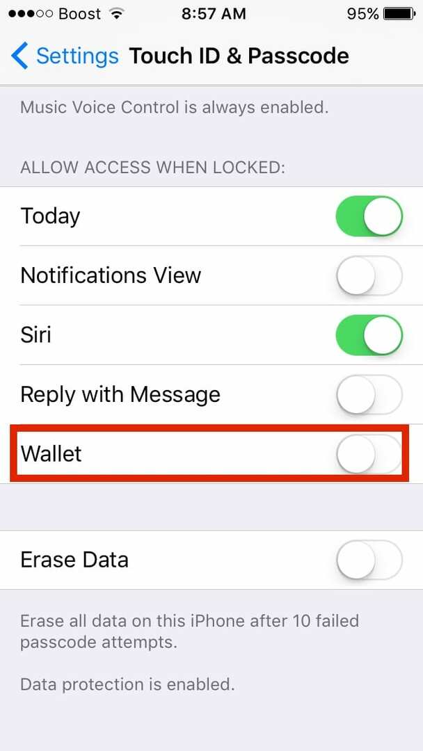 Wallet Pass nie pojawia się na ekranie blokady, instrukcje