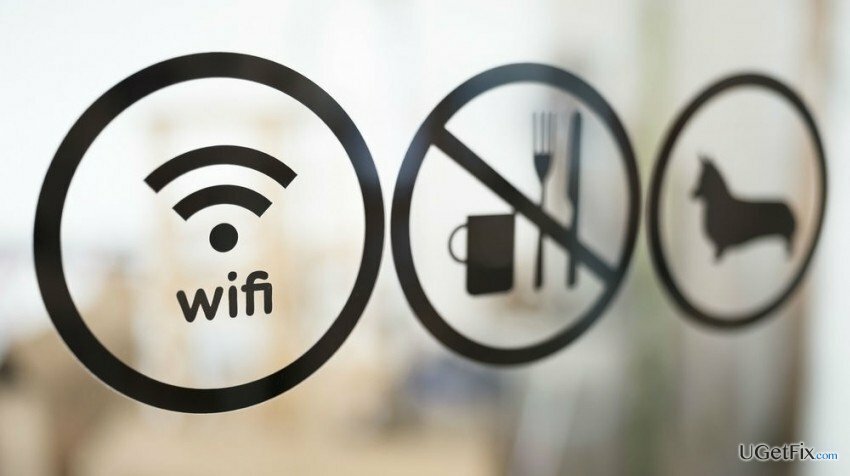 공용 Wi-Fi 네트워크에서 안전하게 유지