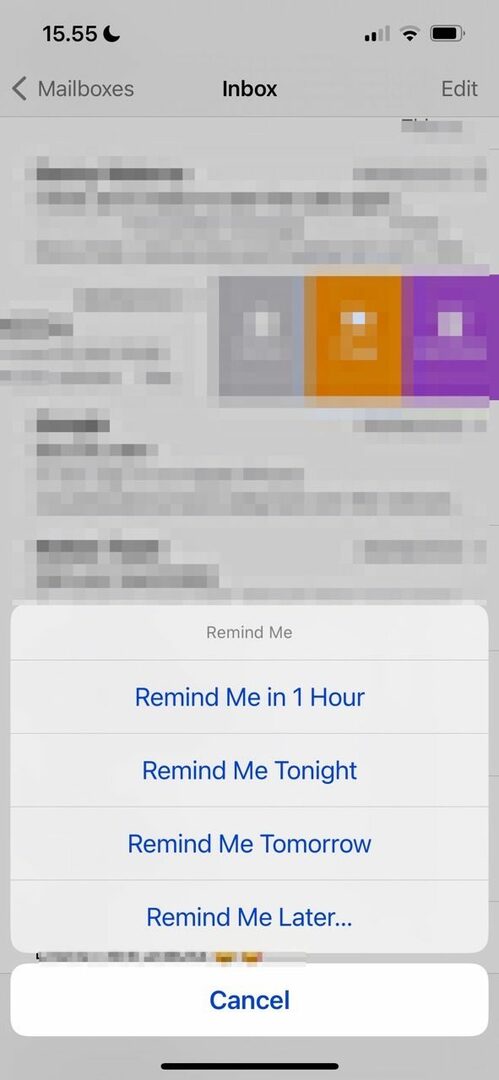Erinnerungen-Tabs in iOS 16