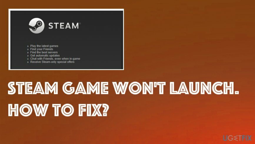 Steam-game start de fix niet