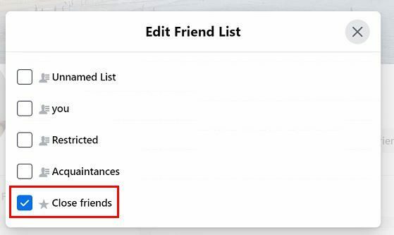 Tesni prijatelji Facebook