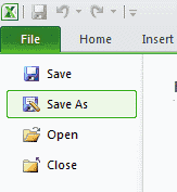 Excel išsaugoti kaip