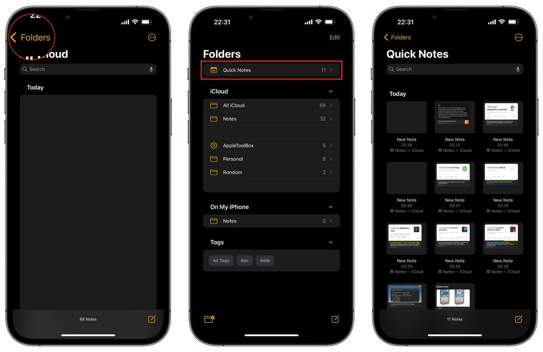 Como usar o Quick Note no iPhone - Acesse o Quick Note