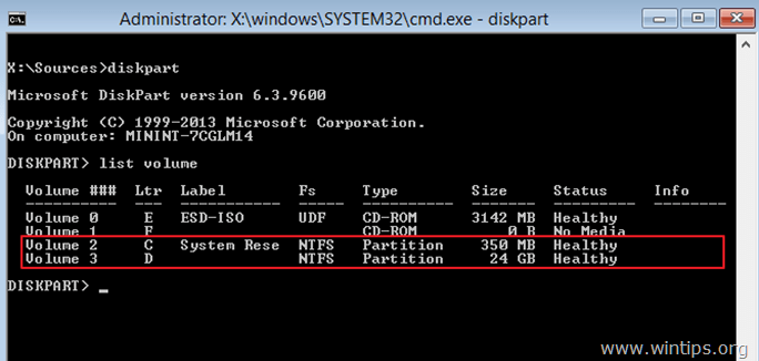 réparer la configuration de démarrage