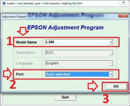 Epson-L380-Resetter-Schritt drei