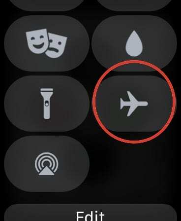 Alternar modo de avião no Apple Watch