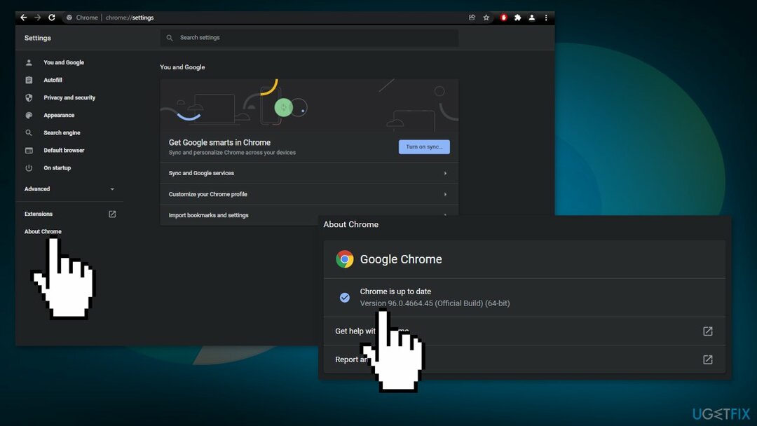 Actualiza tu navegador Chrome