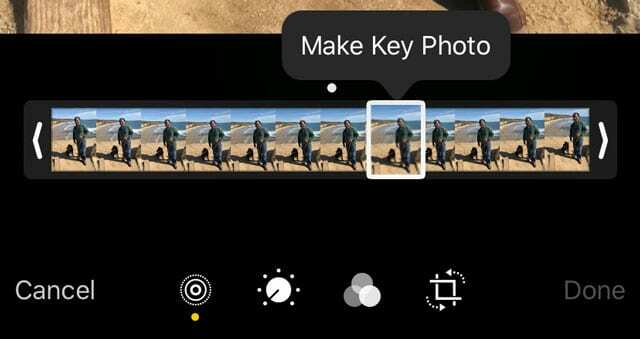 Schlüsselfoto in Live Photos in der Fotos-App erstellen