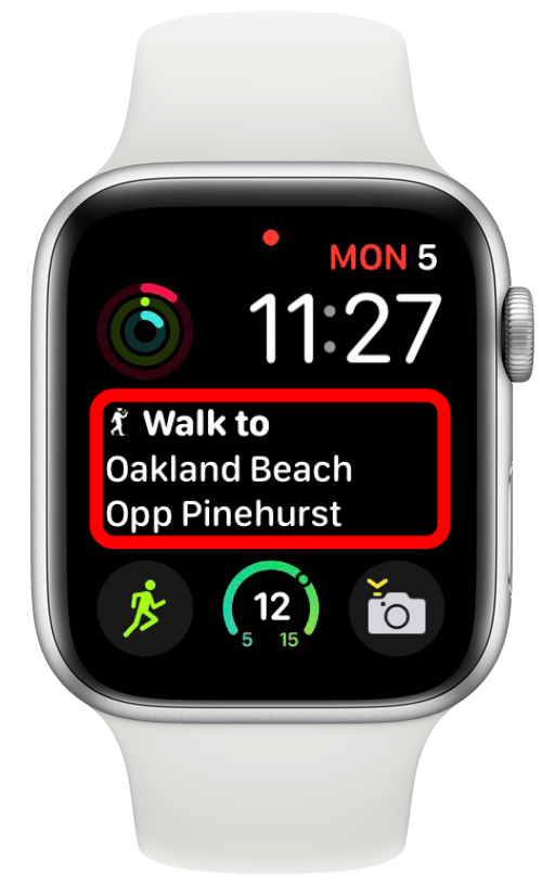 Cityplanner Apple Watch -komplikaatio 