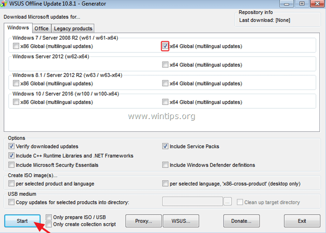 WSUS Windows Offline Update