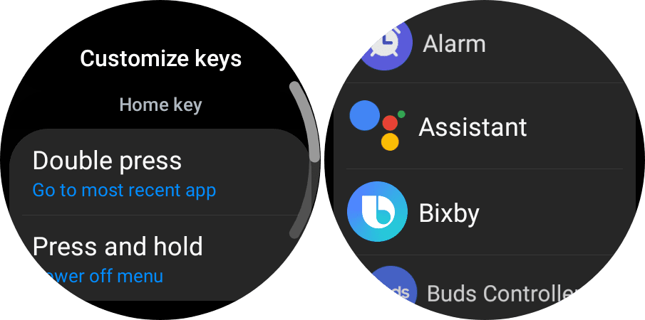 Så här installerar du Google Assistant på Galaxy Watch 4 - Anpassa nycklar - 2