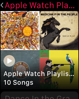 So hören Sie Ihre Playlist auf der Apple Watch