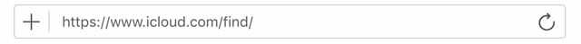 iCloud के लिए URL साइट खोजें