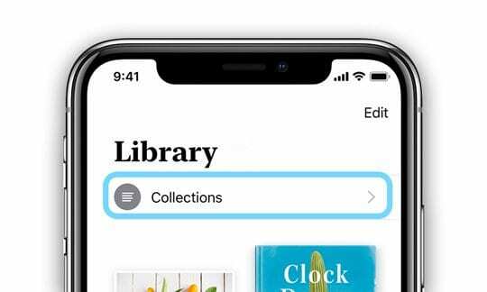 Coleções em Apple Books iOS 12