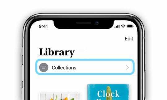 אוספים ב-Apple Books iOS 12