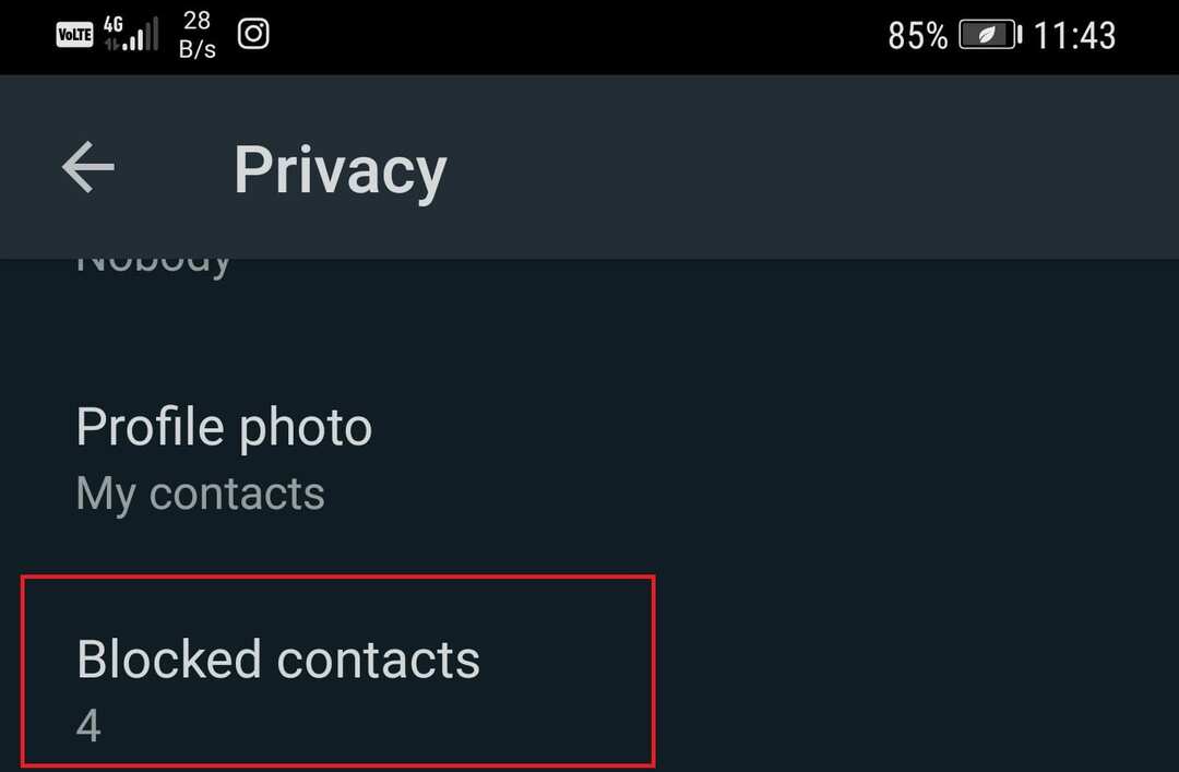impostazioni sulla privacy di whatsapp