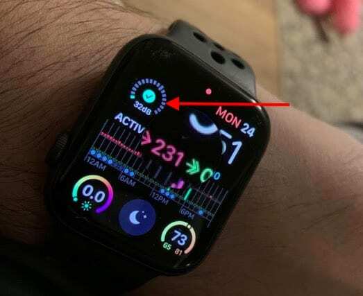Mesurer les niveaux de bruit sur Apple Watch