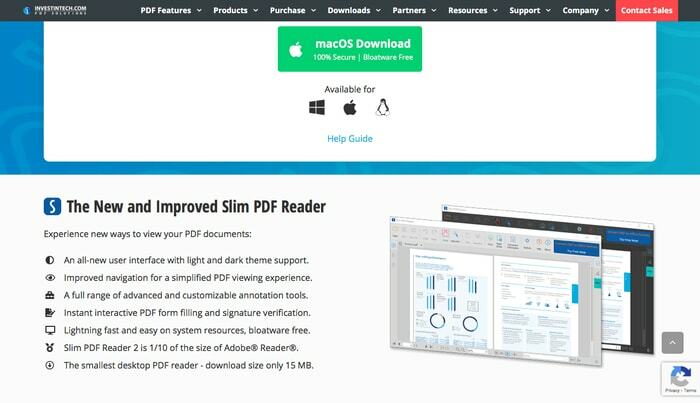 SlimpPDF Reader