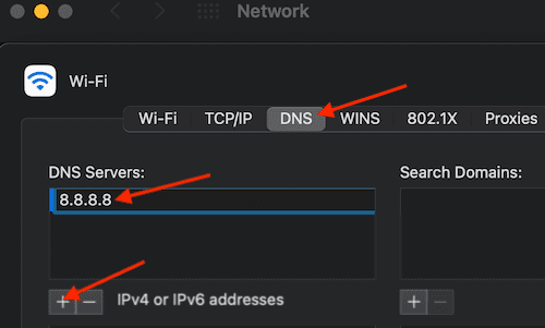 تغيير- DNS- ماك