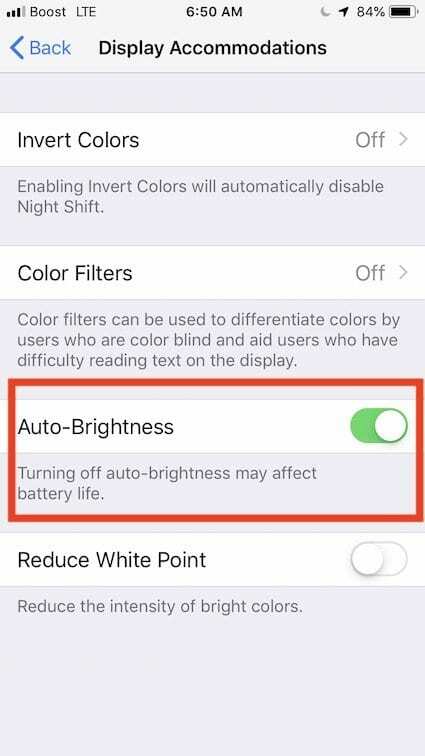 iPhone XS Skærm mørk eller nedtonet, hvordan man løser problemet