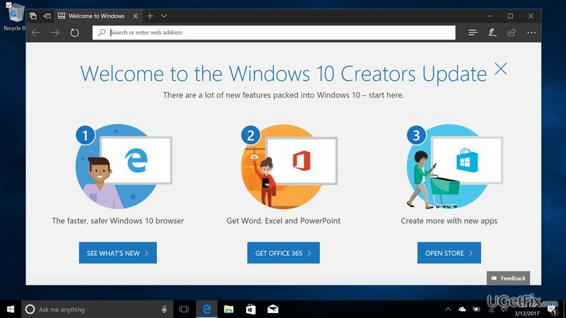 Optimice su PC antes de instalar Creators Update