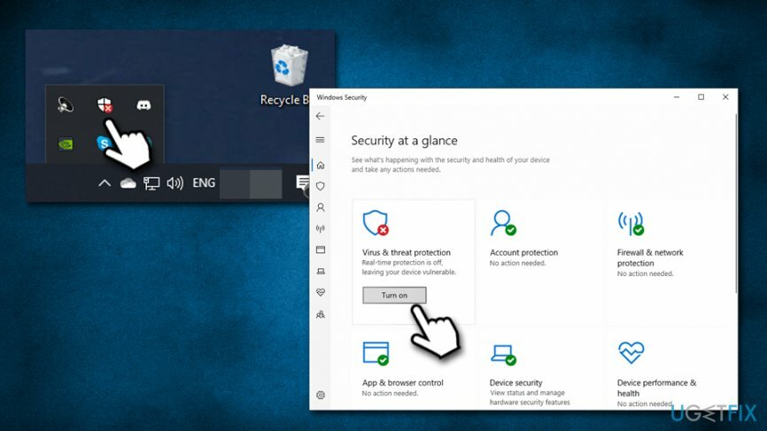 Windows Defender inschakelen