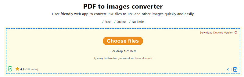 PDF24 PDF till bilder