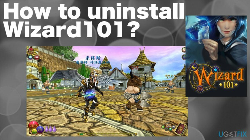 Cara menghapus instalasi Wizard101