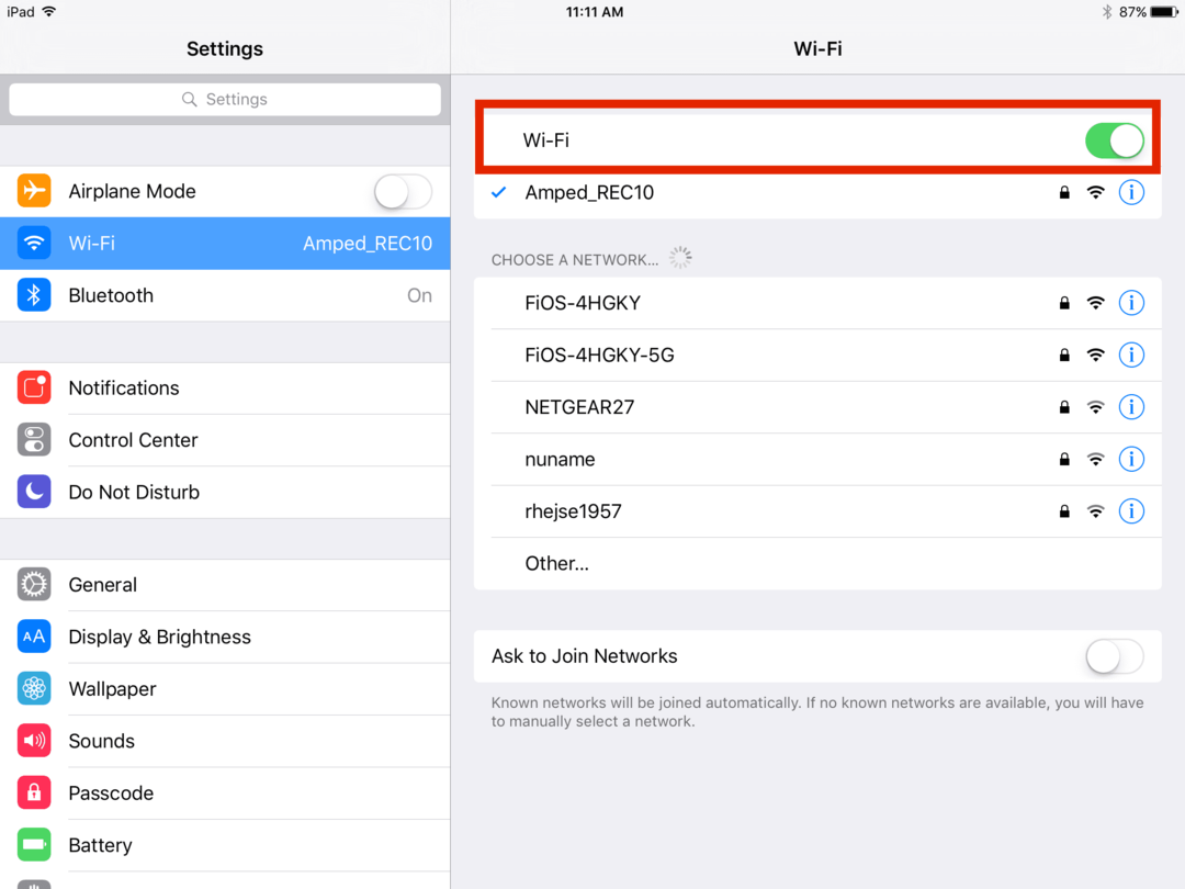 WI-FI probleemid iOS 9.3.1-ga