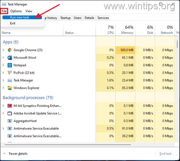 FIX: Windows 11 Start-menu of taakbalk ontbreekt of reageert niet.