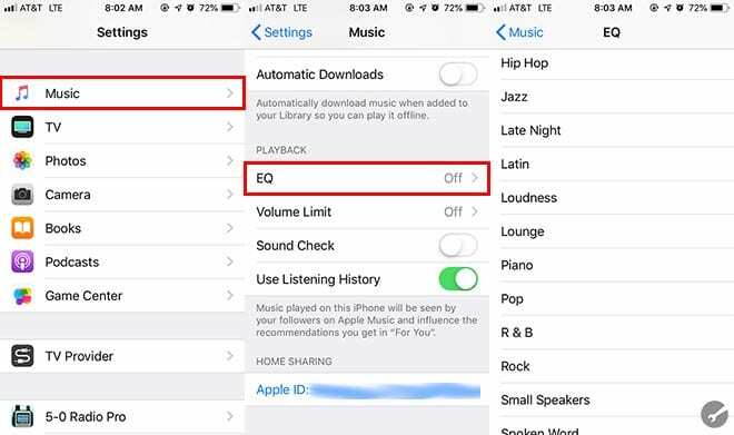 Consejos de Apple Music - EQ