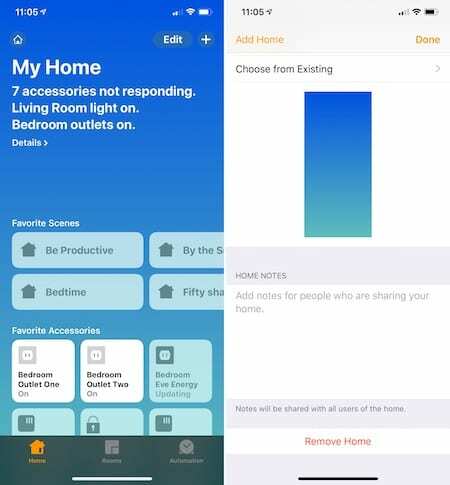 HomeKit रीसेट करें