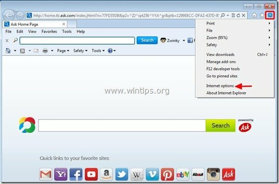 удалить-zwinky-toolbar-internet-explorer