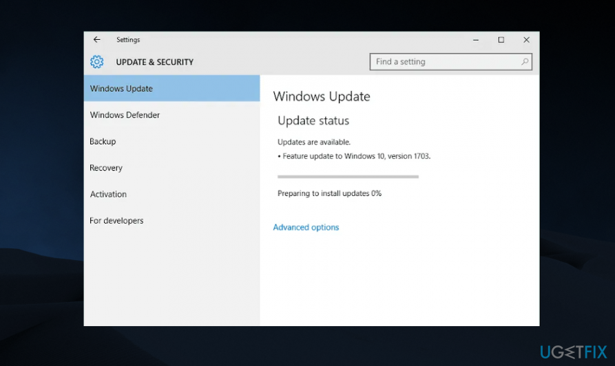 Přeinstalujte aktualizace systému Windows