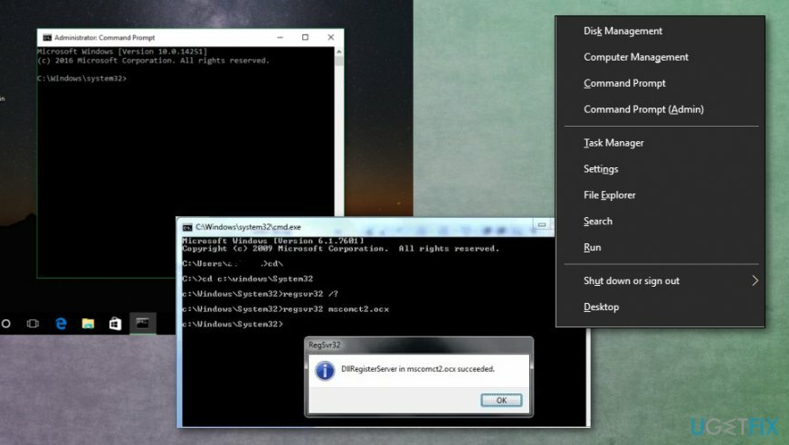 Command Prompt dengan hak Admin