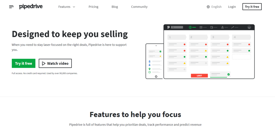 Pipedrive - Najbolji CRM softver 