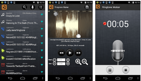 Ringtone Maker: เครื่องตัด MP3