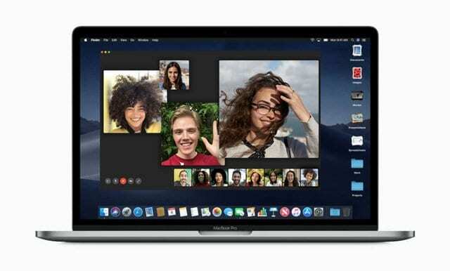 Grupper FaceTime på macOS Mojave MacBook Mac