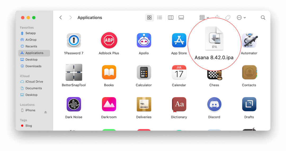 Installer des applications sur Mac avec iMazing 6