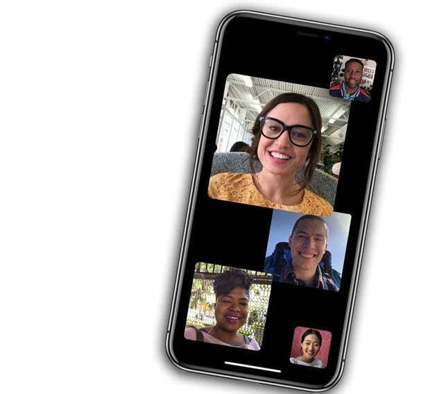 اتصل بعدة أشخاص في FaceTime