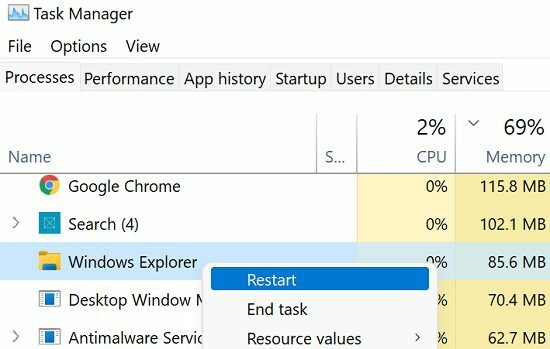 Neustart-Windows-Explorer