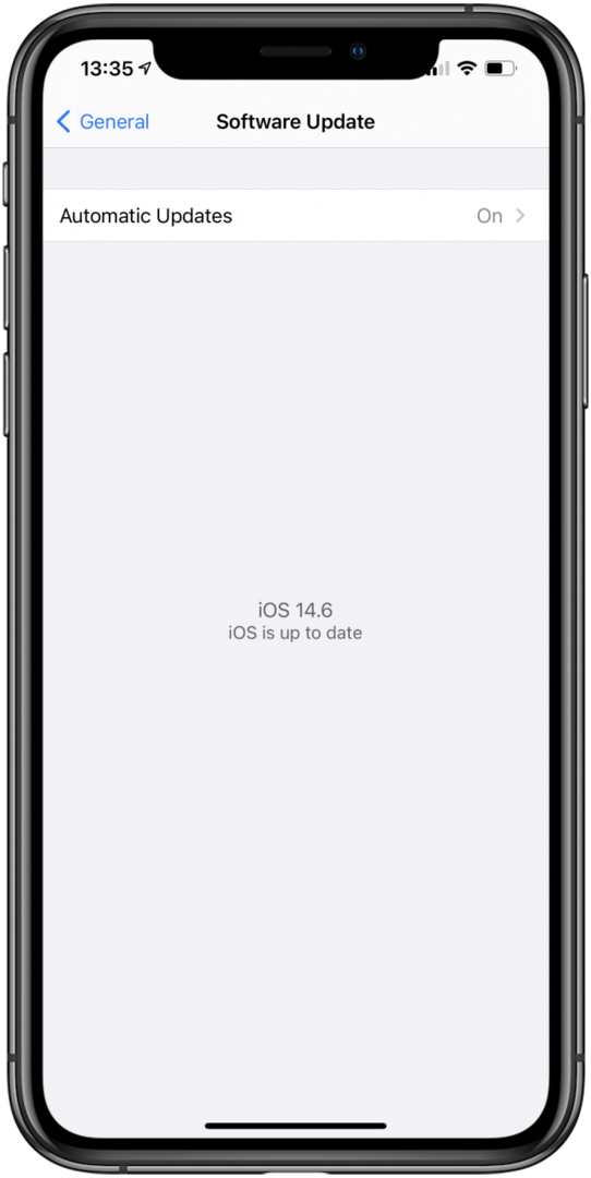 Si hay una actualización disponible, actualice su iPhone.