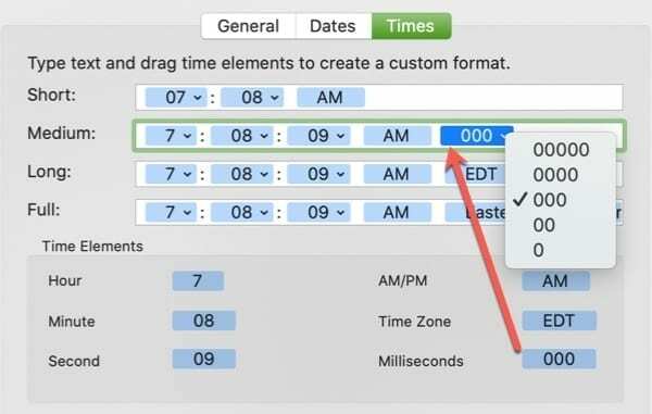 Visualizzazione del tempo Aggiungi elemento-Mac